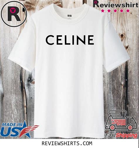 celine shirt logo|celine t shirt dupe.